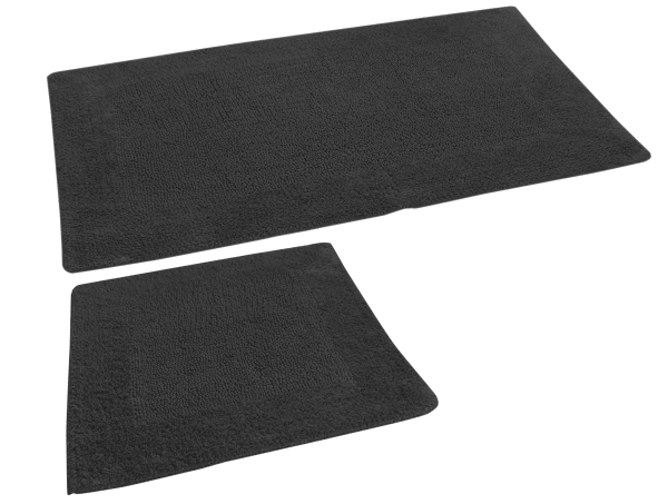Casalanas  - Fontechiari, double-sided, solid bathmat, black,  different sizes