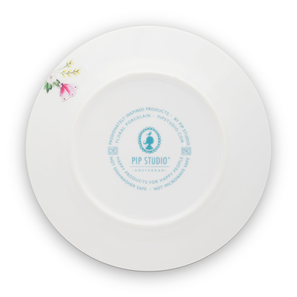 Pip Studio,Teller, Blushing Birds White, Ø 21 cm, Art.-Nr. 51.001.201