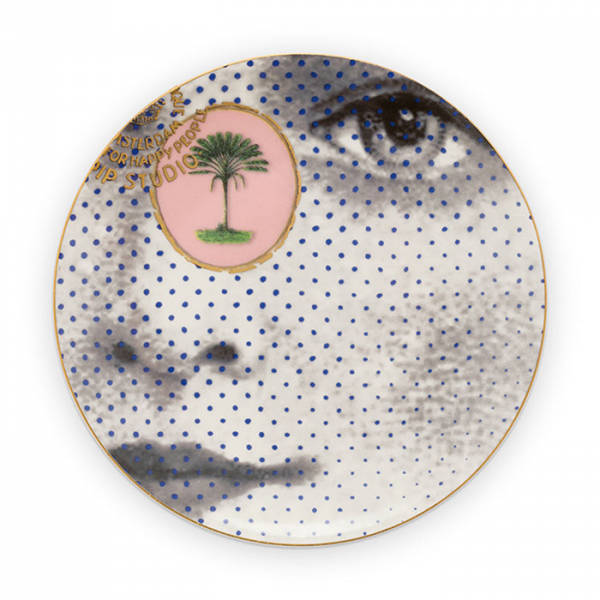 Pip Studio,Teller, Heritage Face Black/White, Ø 12 cm, Art.-Nr. 51.001.266