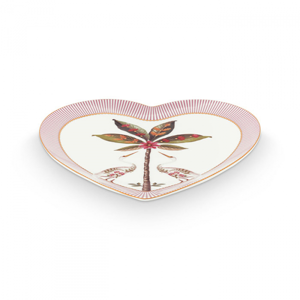 Pip Studio, Teller Set, Heart Shape, La Majorelle Dark Pink, Ø 21.5 cm, Art.-Nr. 51.001.282