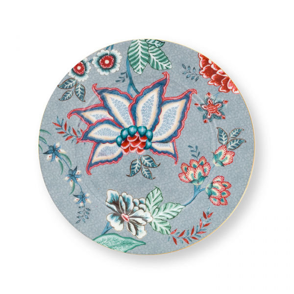 Pip Studio, Teller, Flower Festival, Hellblau, Ø 17 cm, Art.-Nr. 51.001.284