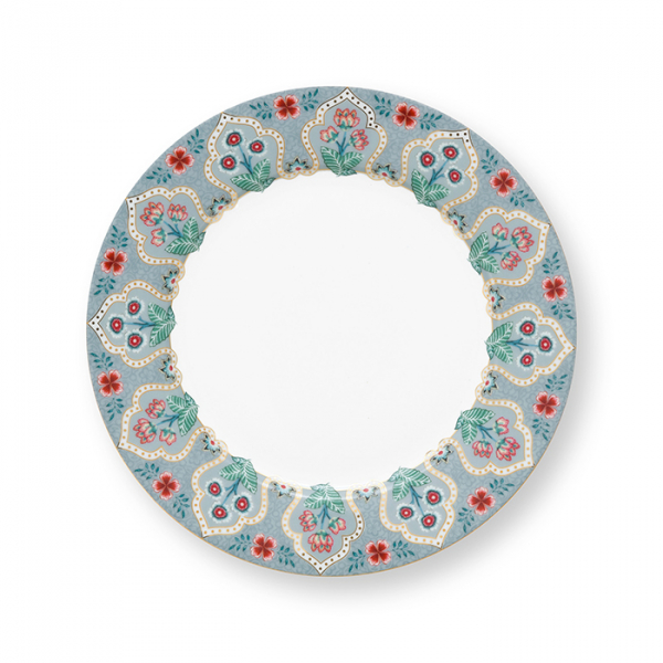 Pip Studio, Frühstücksset, Flower Festival, Hellblau, Ø 22cm, Art.-Nr. 51.020.157