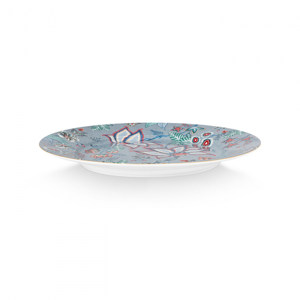 Pip Studio, Plate, Flower Festival Light Blue, Ø 32 cm, Art.-Nr. 51.001.287
