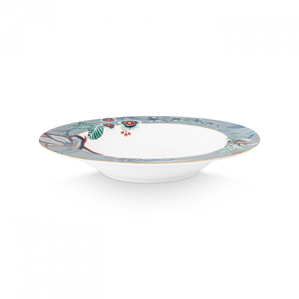 Pip Studio, Teller, Flower Festival, Hellblau, Ø 21,5 cm, Art.-Nr. 51.001.288
