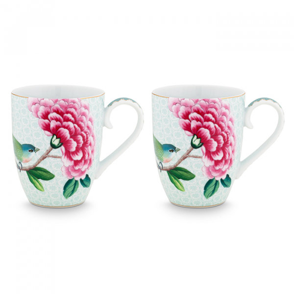 Pip Studio, Tassen Set, Blushing Birds White, 350 ml, Art.-Nr. 51.002.195