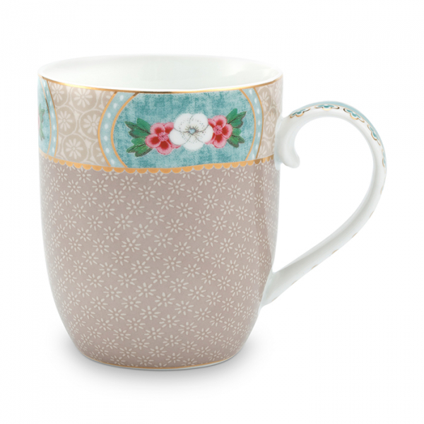 Pip Studio, Mug, Blushing Birds Khaki , 145 ml, Art.-Nr. 51.002.201