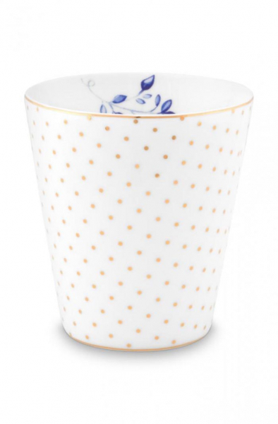Pip Studio, Becher, Royal Dots, Weiss, 230 ml, Art.-Nr. 51.002.240