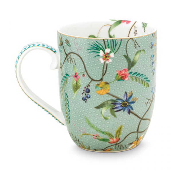 Pip Studio, Tassenset, Jolie Flowers Blue, 145 ml, Art.-Nr. 51.002.247