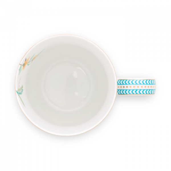 Pip Studio, Tasse, Jolie Flowers Blue, 350 ml, Art.-Nr. 51.002.244