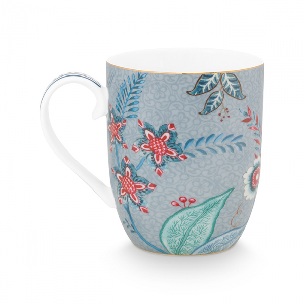 Pip Studio, Tasse, Flower Festival, Hellblau, 145 ml, Art.-Nr. 51.002.307