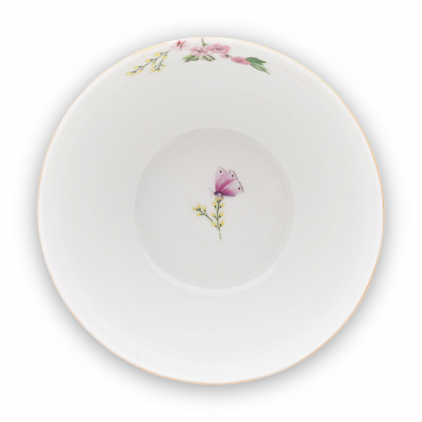 Pip Studio, Bowl, Blushing Birds White, Ø 15 cm, Art.-Nr. 51.003.115