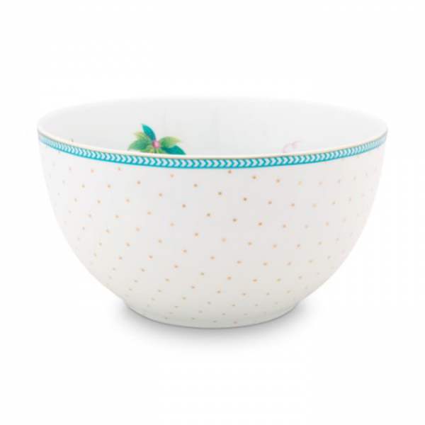Pip Studio, Schale, Jolie Flowers Dots Gold, Ø 15 cm, Art.-Nr. 51.003.169