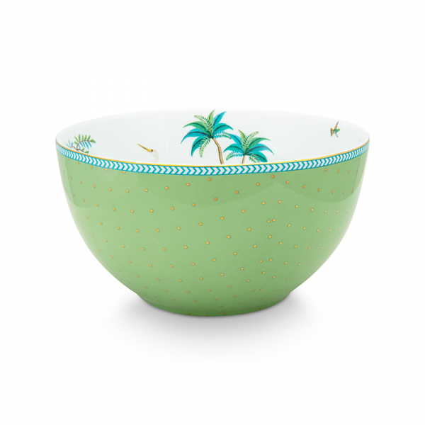Pip Studio, Schale, Jolie Gold Dots Green, Ø 15 cm, Art.-Nr. 51.003.182