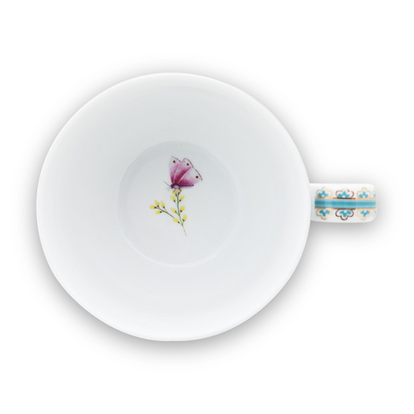 Pip Studio, Tassen Set mit Untersetzer, Blushing Birds White, 280 ml, Art.-Nr. 51.004.084