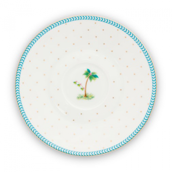 Pip Studio, Espressotassen mit Untersetzer, Jolie Dots Gold, 280 ml, Art.-Nr. 51.004.119
