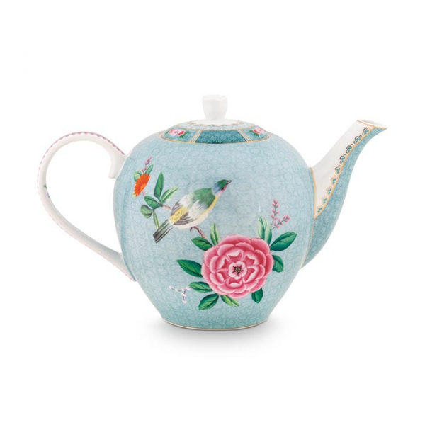 Pip Studio, Tea Pot Large, Blushing Birds Blue , 1.6 ltr., Art.-Nr. 51.005.048