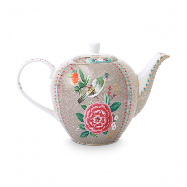 Pip Studio, Teekanne, Blushing Birds Khaki , 1,6 ltr., Art.-Nr. 51.005.050