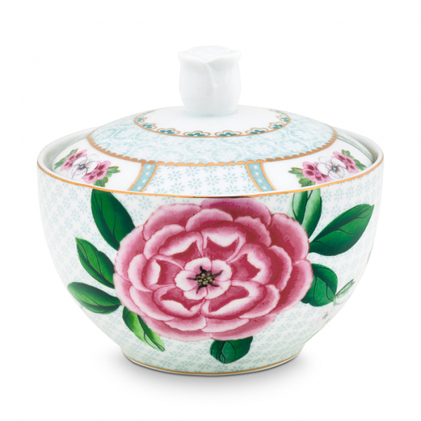 Pip Studio, Zuckerdose, Blushing Birds White, 300 ml, Art.-Nr. 51.008.032