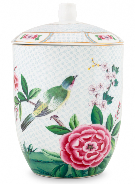 Pip Studio, Aufbewarungsglas, Blushing Birds White, 1.5 ltr., Art.-Nr. 51.009.027