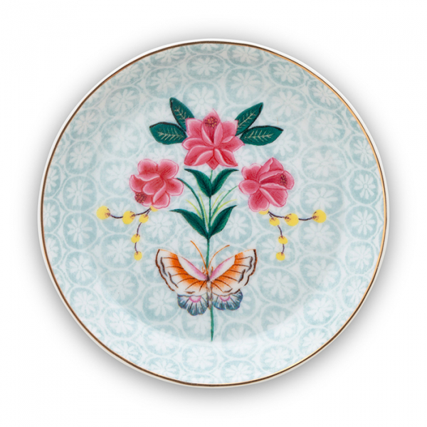 Pip Studio, Teebeutelschälchen, Blushing Birds White, Ø 9 cm, Art.-Nr. 51.013.015