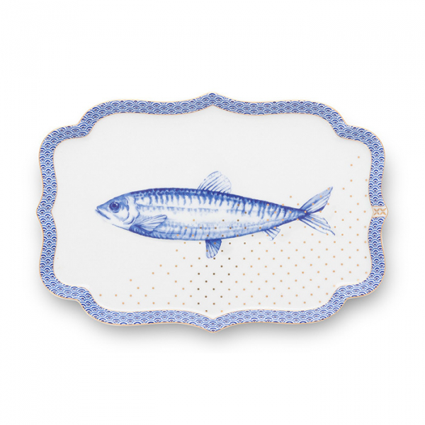 Pip Studio, Platte, Royal White, Ø 26 cm, Art.-Nr. 51.018.112