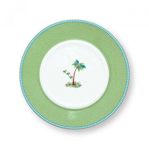 Pip Studio, Butterdose, Jolie Gold Dots Green, 17x8 cm, Art.-Nr. 51.018.122