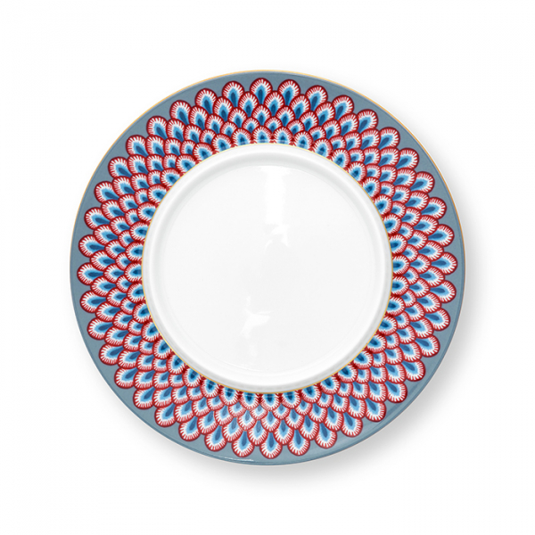 Pip Studio, Butterdose, Flower Festival Deco, Hellblau, 17x8, Art.-Nr. 51.018.130