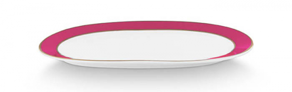 Pip Studio, Tortenplatte, Pip Chique Gold-Pink, 28x16x2cm, Art.-Nr. 51.018.151