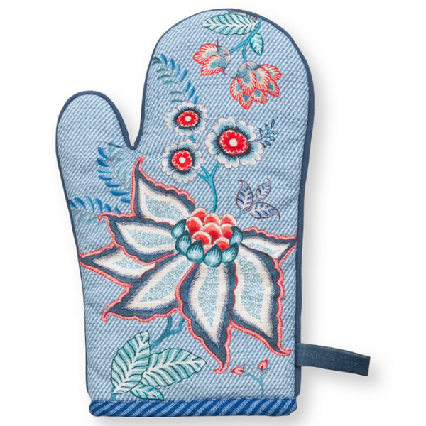 Pip Studio, Ofenhandschuh, Flower Festival, Blau, 29x15 cm, Art.-Nr. 51.033.013