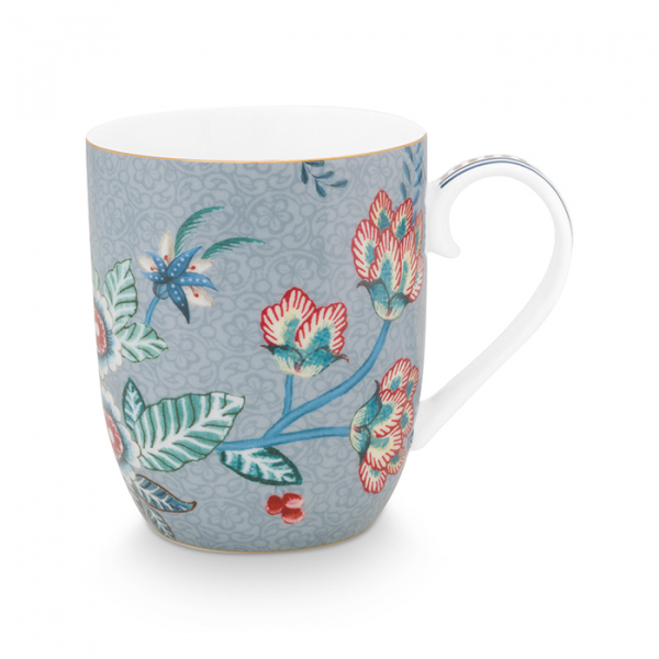 Pip Studio, Tasse, Flower Festival, Hellblau, 145 ml, Art.-Nr. 51.002.307
