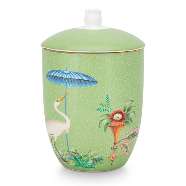 Pip Studio, Storage Jar, Jolie Heron Green, 1.5 ltr., Art.-Nr. 51.009.034