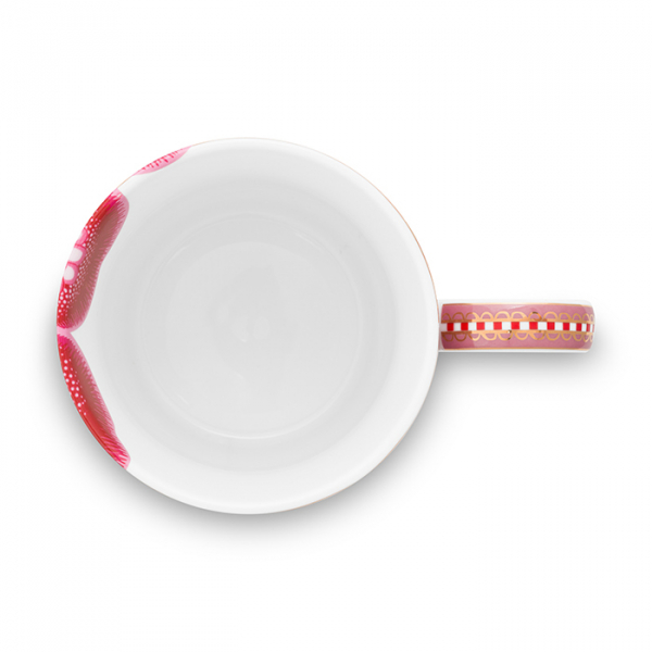 Pip Studio, Tasse, Alphabet Mug Floral Fantasy Pink Y, 350 ml, Art.-Nr. 51.002.274