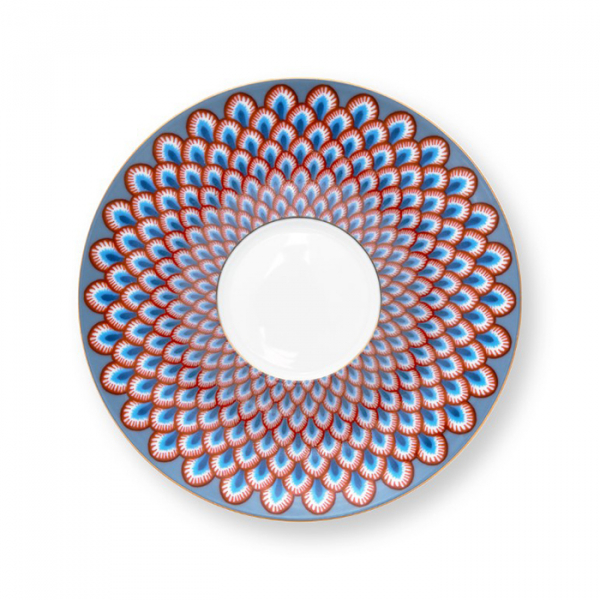 Pip Studio, Espresso Cups with Saucers Set, Flower Festival, Light Blue, 280 ml, Art.-Nr. 51.004.139