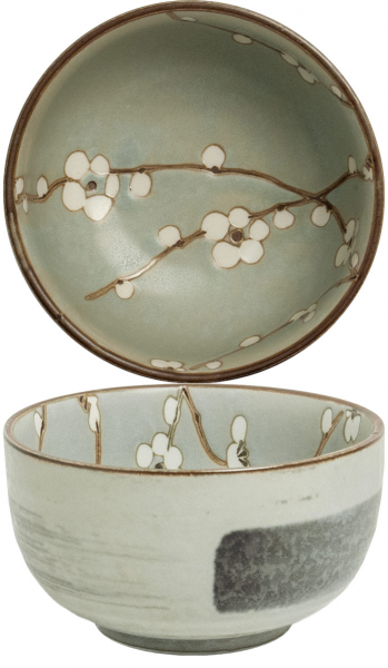 Edo Japan, Matcha Schale Hanagreen, Grün,13x7 cm, Art.-Nr. 6040826