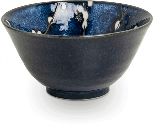 Edo Japan, Bowl Hanablue, Blue, Ø 13x7 cm, Item No. 6040829