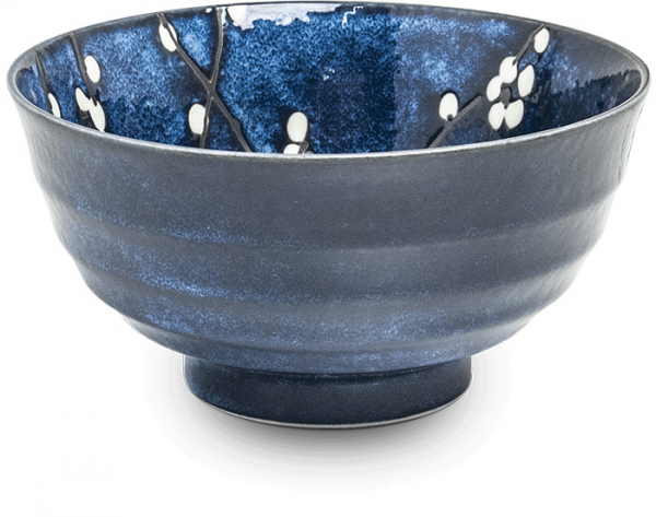 Edo Japan, Bowl Hanablue, Blue, Ø 17x8,7 cm, Item No. 6040850