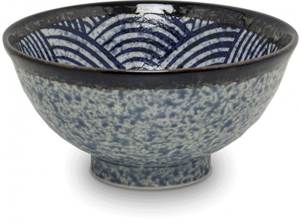 Edo Japan, Schale Wave, Blau, Ø 15,5x7,8 cm, Art.-Nr. 6041009