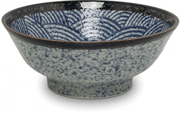 Edo Japan, Ramen Schale, Wave, Blau, Ø 22 cm, Art.-Nr. 6041013