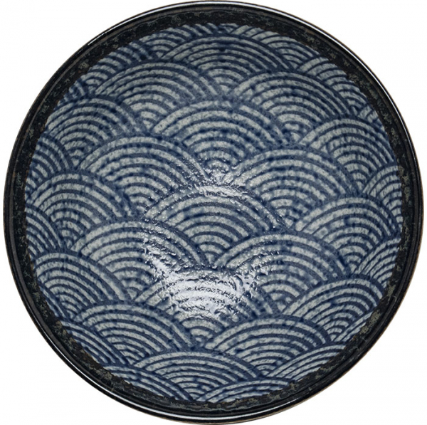 Edo Japan, Ramen Schale, Wave, Blau, Ø 22 cm, Art.-Nr. 6041013