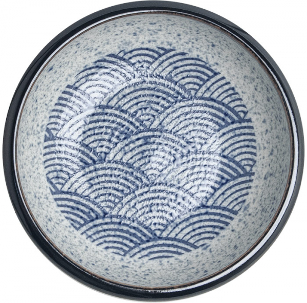 Edo Japan, Schale, Wave, Blau, Ø 23,5x7,5 cm, Art.-Nr. 6041018