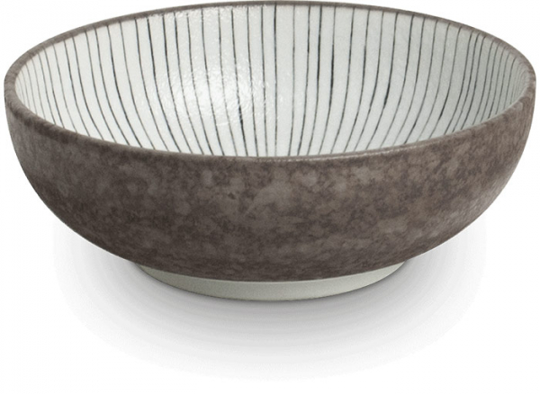 Edo Japan, Bowl Shima, Brown, Ø 17,5x6 cm, Item No. 6043009