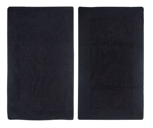 Casalanas  - Fontechiari, double-sided, solid bathmat, black,  different sizes