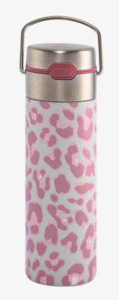 Eigenart, Leeza, Thermo Trinkflasche, Wildlife, Pink, inklusive Filter, Art.Nr.: BZ11009
