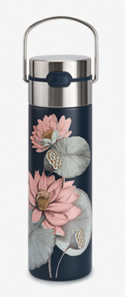 Eigenart, Leeza, Thermo Bottle, Padma, Blue, incl. strainer, Art. Nr.: BZ11010