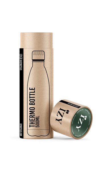 IZY Bottle, Orignal Collection, Thermoskanne, Powder Green, 500 ml, inkl. Geschenkbox, Art.-Nr. IZY3003
