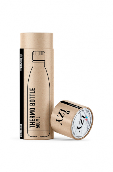 IZY Bottle, Orignal Collection, Thermoskanne, Marble White, 500 ml, inkl. Geschenkbox, Art.-Nr. IZY5006