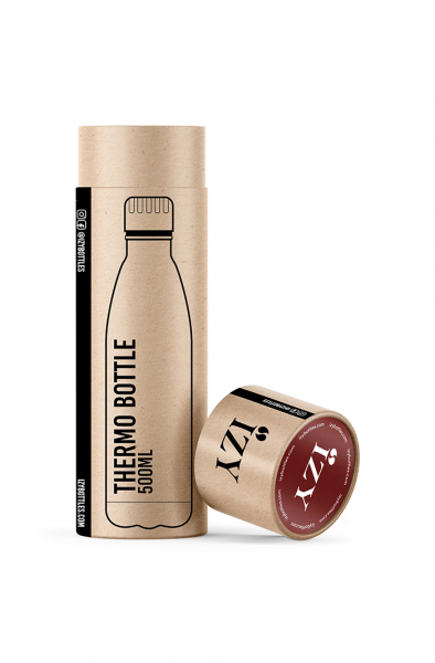 IZY Bottle, Orignal Collection, Thermo Bottle, Powder Red, 500 ml, incl. giftbox, item no. IZY3005