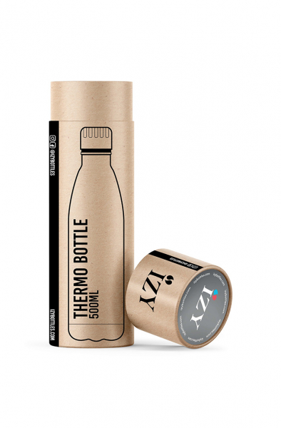 IZY Bottle, Orignal Collection, Thermoskanne, Chrome Silver, 500 ml, inkl. Geschenkbox, Art.-Nr. IZY1002