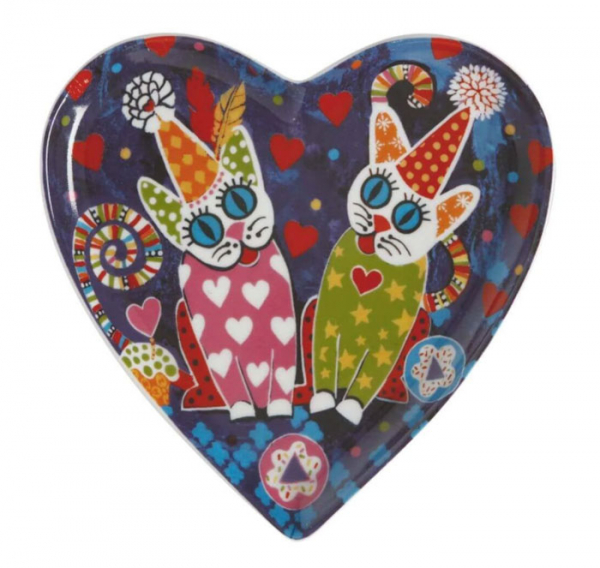 M&W LOVE HEARTS, Teller Cup Cakes, Ø 15,5cm, Art.-Nr. DX0693