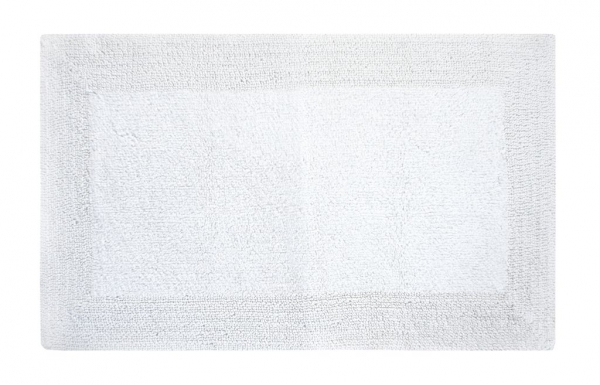 Casalanas - Fontechiari, double-sided, solid bathmat, white